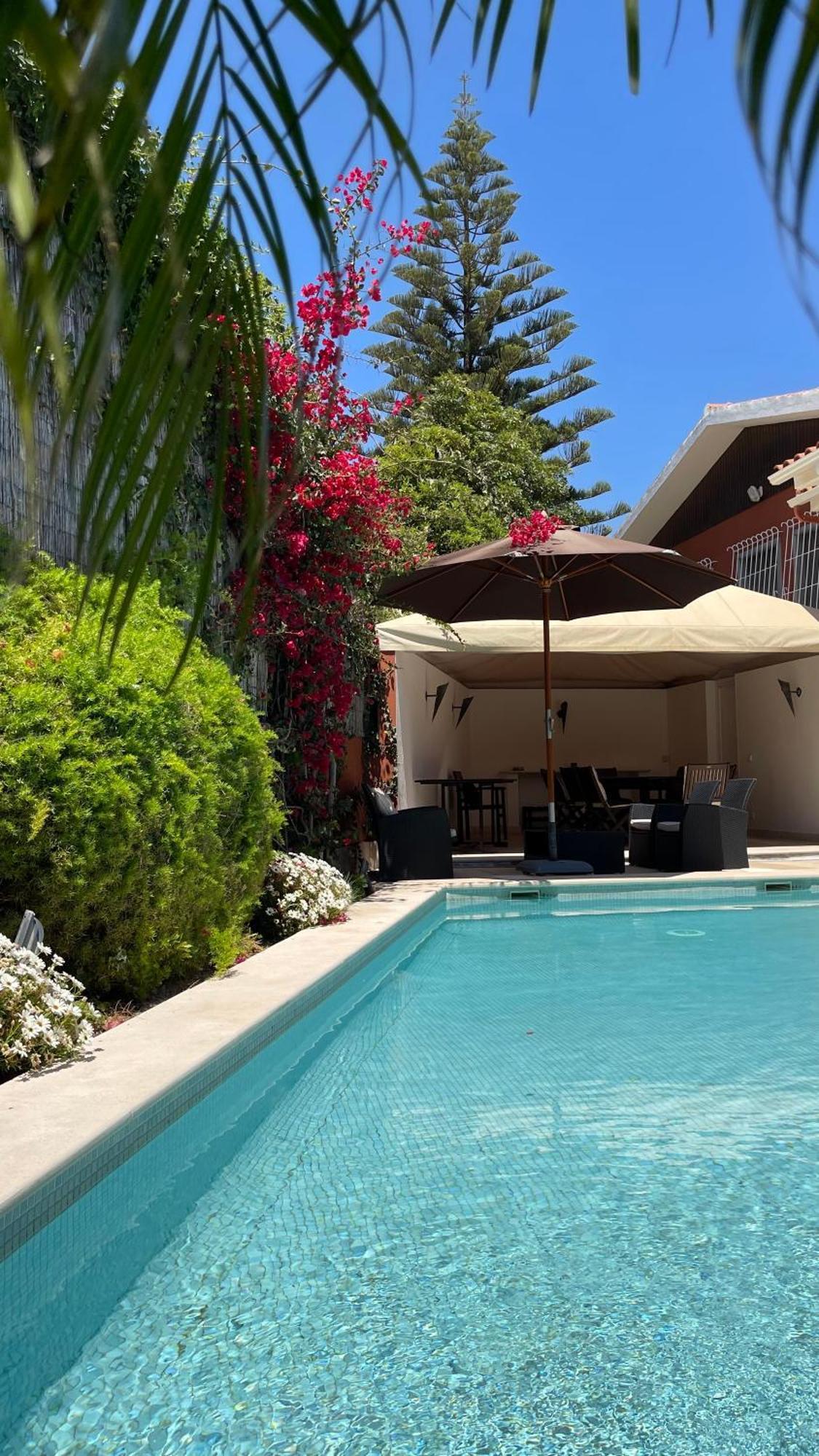 Studio With Private Swimming Pool And Garden 卡斯凯什 外观 照片